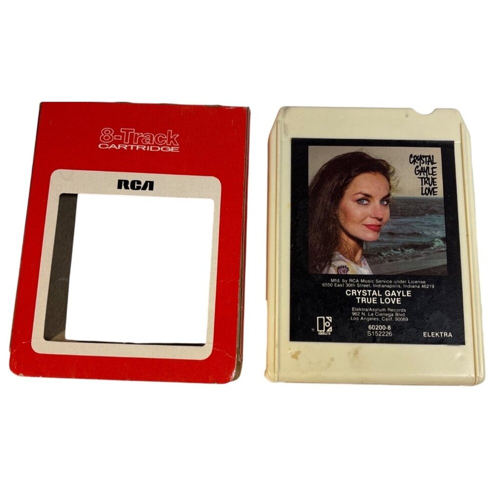 Crystal Gayle True Love 8-Track Cartridge 1982 Elektra Records